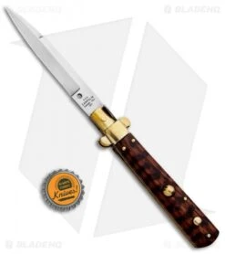 AGA Campolin 10" Frosolone Bayonet Stiletto Knife Snakewood (4.5" Polish) 11 AGA Campolin 10" Frosolone Bayonet Stiletto Knife Snakewood (4.5" Polish) -Aga Campolin AGA Campolin 10in Frosolone Bayonet Stiletto Snakewood Polish BHQ 85760 jr bottlecap