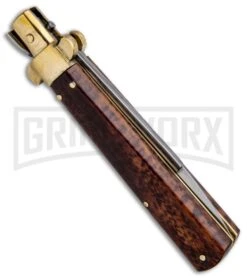 AGA Campolin 10" Snakewood Frosolone Stiletto Automatic Knife - Bayonet 9 AGA Campolin 10" Snakewood Frosolone Stiletto Automatic Knife - Bayonet -Aga Campolin AGA Campolin 10in Frosolone Bayonet Stiletto Snakewood Polish BHQ 85760 jr side large