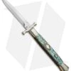 AGA Campolin 13" Bat Swinguard Diamond Automatic Knife Abalone (5.75" Dagger) -Aga Campolin AGA Campolin 13in Bat Swinguard Diamond Abalone Dagger BHQ 71954 jr