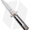 AGA Campolin 6" Dominus Leverlock Automatic Knife Horn (2.5" Satin) -Aga Campolin AGA Campolin 6in Dominus LL Auto Horn Satin BHQ 178781 jr