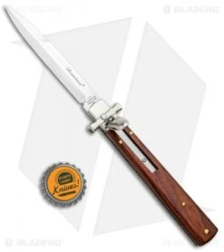 AGA Campolin 9" Dominus Leverlock Automatic Knife Cocobolo (4" Satin) 9 AGA Campolin 9" Dominus Leverlock Automatic Knife Cocobolo (4" Satin) -Aga Campolin AGA Campolin 9in Dominus LL Auto Wood Satin GO DOM23 CW BHQ 97994 jr bottlecap