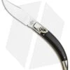 AGA Campolin Diana Lever Lock Automatic Knife Ebony Wood (3.75" Satin) -Aga Campolin AGA Campolin Diana LL Auto Dark Wood Satin BHQ 34351 jr