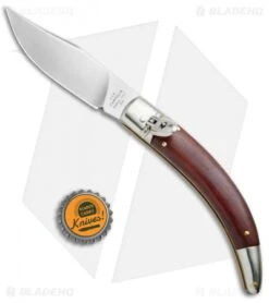 AGA Campolin Diana Lever Lock Automatic Knife Cocobolo (3.75" Polish) -Aga Campolin AGA Campolin Diana LL Cocobolo Polish BHQ 72129 jr bottlecap