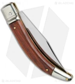 AGA Campolin Diana Lever Lock Automatic Knife Cocobolo (3.75" Polish) -Aga Campolin AGA Campolin Diana LL Cocobolo Polish BHQ 72129 jr side