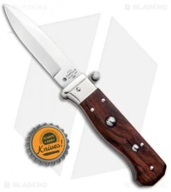 AGA Campolin Piccolo Italian Stiletto Automatic Knife Cocobolo (2.8" Satin) 9 AGA Campolin Piccolo Italian Stiletto Automatic Knife Cocobolo (2.8" Satin) -Aga Campolin AGA Campolin Piccolo Italian Stiletto Auto Cococbolo Satin BHQ 92867 jr bottlecap