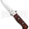 AGA Campolin Piccolo Cocobolo Italian Automatic Knife - Satin Plain 1 AGA Campolin Piccolo Cocobolo Italian Automatic Knife - Satin Plain -Aga Campolin AGA Campolin Piccolo Italian Stiletto Auto Cococbolo Satin BHQ 92867 jr large