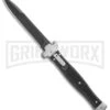 AGA Campolin Zero+ Blk G-10 Leverlock Automatic Knife - Bayonet Black Plain 2.0 -Aga Campolin AGA Campolin Zero Bayo LL Auto Black G 10 Black BHQ 105435 jr large