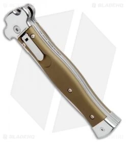 AGA Campolin Zero Bayo Leverlock Automatic Knife ODGreen Aluminum (3.75" Satin) 7 AGA Campolin Zero Bayo Leverlock Automatic Knife ODGreen Aluminum (3.75" Satin) -Aga Campolin AGA Campolin Zero Bayo LL Auto Green Alum Satin AGA01ALOD LB BHQ 99414 jr spine