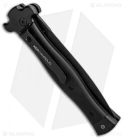 AGA Campolin Zero Dagger Leverlock Automatic Knife SWAT G-10 (3.75" Black) 8 AGA Campolin Zero Dagger Leverlock Automatic Knife SWAT G-10 (3.75" Black) -Aga Campolin AGA Campolin Zero Black G 10 LL Dagger Swat BP 30460 jr side