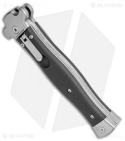 AGA Campolin Zero Dagger Leverlock Automatic Knife Black G-10 (3.75" Satin) 7 AGA Campolin Zero Dagger Leverlock Automatic Knife Black G-10 (3.75" Satin) -Aga Campolin AGA Campolin Zero Dagger LL Auto Black G 10 Satin AGA01N SD BHQ 74035 jr spine