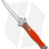 AGA Campolin Zero Dagger Leverlock Automatic Knife Orange G-10 (3.75" Satin) -Aga Campolin AGA Campolin Zero Dagger Leverlock Auto Orange G 10 Satin AGA01O SD BHQ 94617 jr