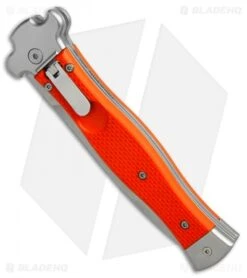 AGA Campolin Zero Dagger Leverlock Automatic Knife Orange G-10 (3.75" Stonewash) 8 AGA Campolin Zero Dagger Leverlock Automatic Knife Orange G-10 (3.75" Stonewash) -Aga Campolin AGA Campolin Zero Dagger orange G10 sw BHQ 74940 er spine