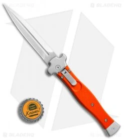 AGA Campolin Zero Dagger Leverlock Automatic Knife Orange G-10 (3.75" Stonewash) 9 AGA Campolin Zero Dagger Leverlock Automatic Knife Orange G-10 (3.75" Stonewash) -Aga Campolin AGA Campolin Zero Dagger orange G10 sw BHQ 74940 jr bottlecap