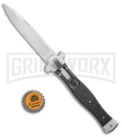 AGA Campolin Zero Black G-10 Leverlock Automatic Knife - Bayonet Satin Plain 9 AGA Campolin Zero Black G-10 Leverlock Automatic Knife - Bayonet Satin Plain -Aga Campolin AGA Campolin Zero G 10 Black AGA01N SB BP 20043 jr bottlecap large