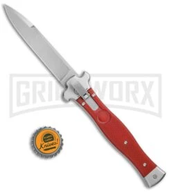 AGA Campolin Zero Red G-10 Leverlock Automatic Knife - Bayonet Stonewash Plain 9 AGA Campolin Zero Red G-10 Leverlock Automatic Knife - Bayonet Stonewash Plain -Aga Campolin AGA Campolin Zero G 10 Red SW AGA01R SWB BP 20046 jr bottlecap large