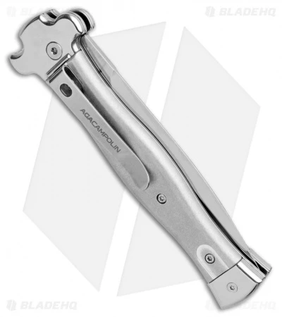 AGA Campolin Zero Dagger Leverlock Automatic Knife Aluminum (3.75" Tumbled) 5 AGA Campolin Zero Dagger Leverlock Automatic Knife Aluminum (3.75" Tumbled) - Image 3