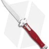 AGA Campolin Zero Italian Leverlock Automatic Knife Red Aluminum (3.75" Tumbled) 1 AGA Campolin Zero Italian Leverlock Automatic Knife Red Aluminum (3.75" Tumbled) -Aga Campolin AGA Campolin Zero Italian LL Auto Red Aluminum Tumbled BHQ 95350 jr
