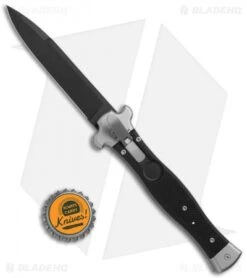 AGA Campolin Zero Italian Leverlock Automatic Knife Black G-10 (3.75" Black) 9 AGA Campolin Zero Italian Leverlock Automatic Knife Black G-10 (3.75" Black) -Aga Campolin AGA Campolin Zero Italian LL Black G 10 Black AGA01N NB BHQ 72045 jr bottlecap