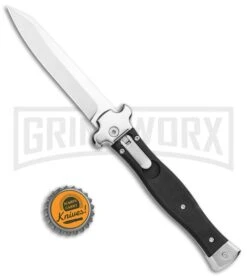 AGA Campolin Zero Smooth Black G-10 Leverlock Auto Knife - Reverse Tanto Plain 10 AGA Campolin Zero Smooth Black G-10 Leverlock Auto Knife - Reverse Tanto Plain -Aga Campolin AGA Campolin Zero Reverse Tanto LL Black G 10 Satin BHQ 117113 jr bottlecap large