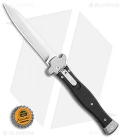 AGA Campolin Zero Reverse Tanto Leverlock Auto Textured Black G10 (3.75" Satin) 9 AGA Campolin Zero Reverse Tanto Leverlock Auto Textured Black G10 (3.75" Satin) -Aga Campolin AGA Campolin Zero Reverse Tanto Leverlock Automatic Black G 10 3.75 Satin AGA01N ST BHQ 116874 LS Bottlecap