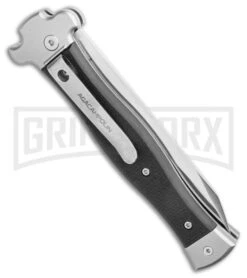 AGA Campolin Zero Textured Black G10 Leverlock Auto Knife - Reverse Tanto Plain 8 AGA Campolin Zero Textured Black G10 Leverlock Auto Knife - Reverse Tanto Plain -Aga Campolin AGA Campolin Zero Reverse Tanto Leverlock Automatic Black G 10 3.75 Satin AGA01N ST BHQ 116874 LS Side large