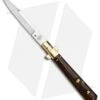 AGA Campolin 11" Frosolone Bayonet Stiletto Knife Cocobolo/Brass (5" Satin) -Aga Campolin AGA Frosolone Cocobolo Brass 11in Bayo BP 29293 jr