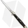AGA Campolin 13" Automatic Knife Ebony Wood Italian Stiletto (Bayonet Plain) 1 AGA Campolin 13" Automatic Knife Ebony Wood Italian Stiletto (Bayonet Plain) -Aga Campolin aga 13 ebony pick bayo