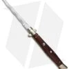 AGA Campolin 13" Snake Wood Automatic Knife Italian Stiletto (Kriss Plain) -Aga Campolin aga 13 wood kriss pick