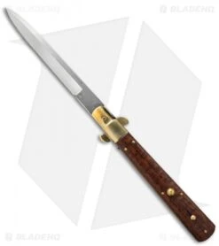 Aga Campolin 4 AGA Campolin 13" Italian Frosolone Automatic Brass/Snakewood (6.5" Bayonet)