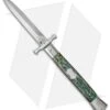 AGA Campolin 13" Bat Swinguard Automatic Knife Abalone (5.75" Dagger) -Aga Campolin aga 13in swing bat abalone dagger ni cm