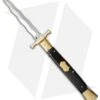 AGA Campolin 13" Bat Swinguard Automatic Brass/Ebony Wood (5.75" Satin Kriss) -Aga Campolin aga 13in swing bat brass ebony kriss cm