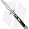 AGA Campolin 13" Bat Swinguard Automatic Dark Horn (5.75" Satin Bayonet) -Aga Campolin aga 13in swing bat dark horn bayo cm