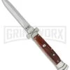A.G.A. Campolin 9" Maltese Cross Stiletto Cocobolo Automatic Knife - Dagger -Aga Campolin aga 9in maltese coco dagger cm large