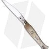 AGA Campolin 10" Automatic Fishtail Picklock Knife Honey Horn (4.5" Satin Bayo) -Aga Campolin aga campolin fishtail honey