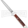 A.G.A. Campolin 11" Maltese Cross Stiletto Cocobolo Automatic Knife - Dagger -Aga Campolin aga maltese cocobolo dagger cm large