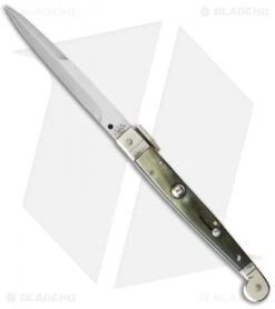 AGA Campolin 9" Sicilian Picklock Automatic Brazilian Horn (4.1" Satin Bayo)