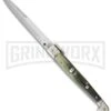 A.G.A. Campolin 9" Sicilian Brazilian Horn Picklock Automatic Knife - Bayonet -Aga Campolin aga sicilian braz pick cm large