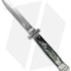 AGA Campolin 9" Maltese Cross Stiletto Automatic Brazilian Horn (4" Bayonet) -Aga Campolin maltese braz horn bayo